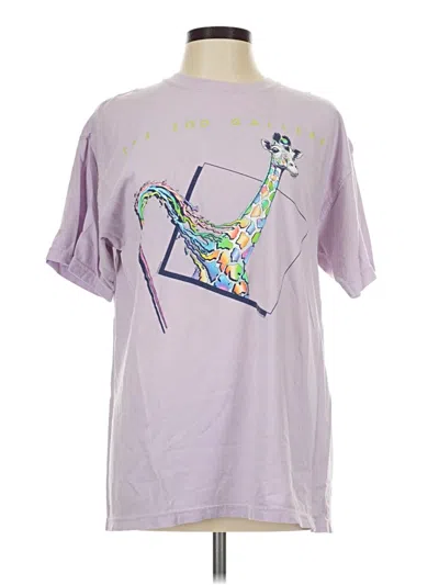 Pre-owned Comfort Colors Short Sleeve T-shirt In Purple