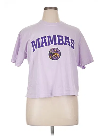 Pre-owned Comfort Colors Short Sleeve T-shirt In Purple