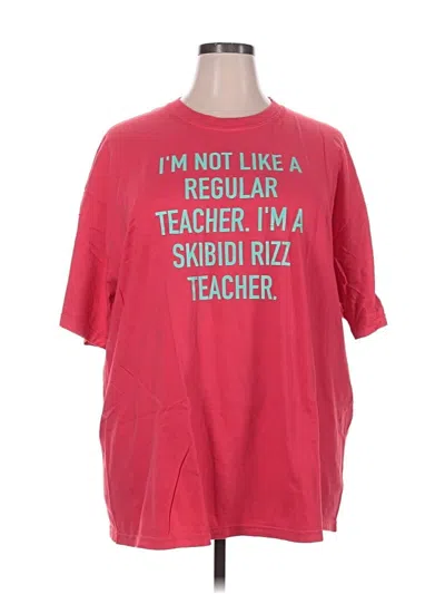 Pre-owned Comfort Colors Short Sleeve T-shirt In Red