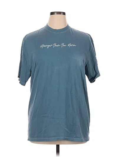 Pre-owned Comfort Colors Short Sleeve T-shirt In Teal