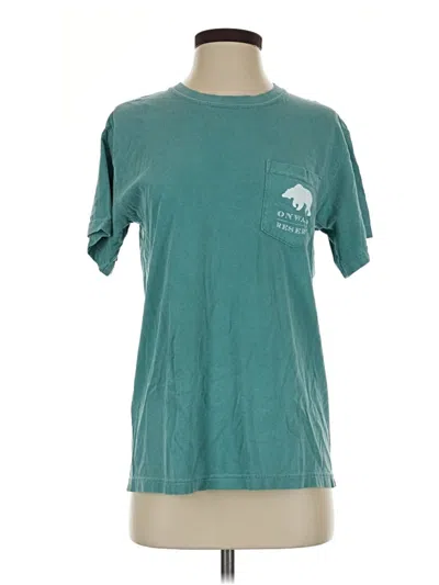Pre-owned Comfort Colors Short Sleeve T-shirt In Teal