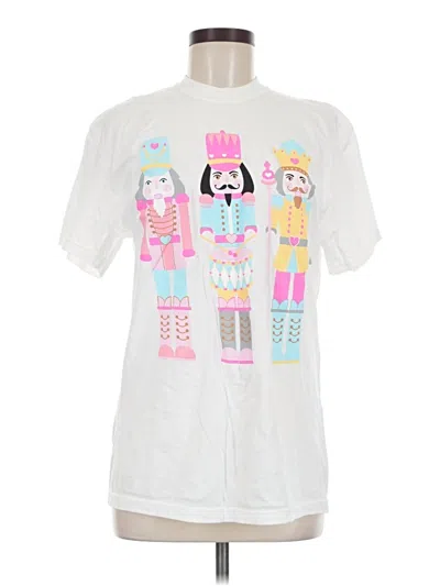 Pre-owned Comfort Colors Short Sleeve T-shirt In White