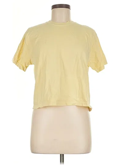 Pre-owned Comfort Colors Short Sleeve T-shirt In Yellow