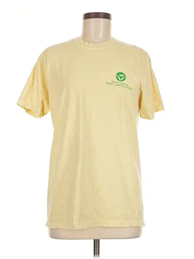 Pre-owned Comfort Colors Short Sleeve T-shirt In Yellow