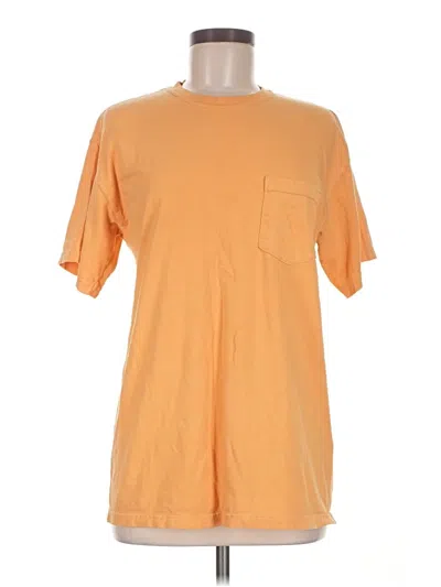 Pre-owned Comfort Colors Short Sleeve T-shirt In Yellow