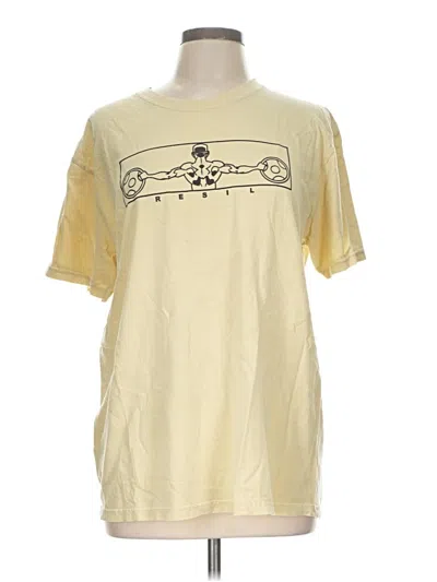Pre-owned Comfort Colors Short Sleeve T-shirt In Yellow