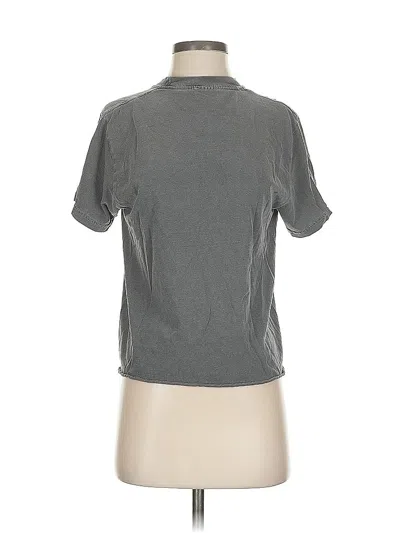 Pre-owned Comfort Colors Short Sleeve Turtleneck In Gray