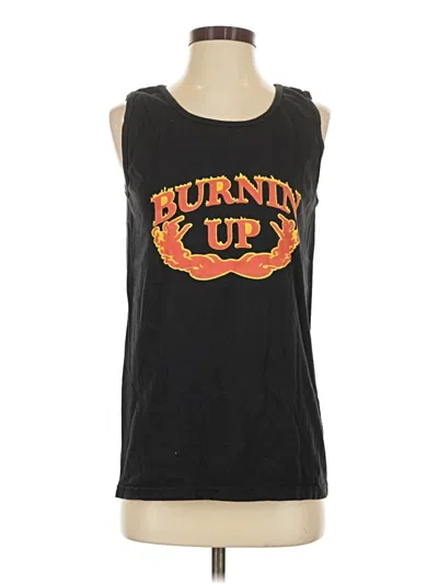 Pre-owned Comfort Colors Sleeveless T-shirt In Black