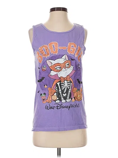 Pre-owned Comfort Colors Sleeveless T-shirt In Purple