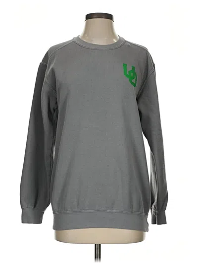 Pre-owned Comfort Colors Sweatshirt In Gray