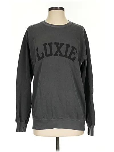 Pre-owned Comfort Colors Sweatshirt In Gray