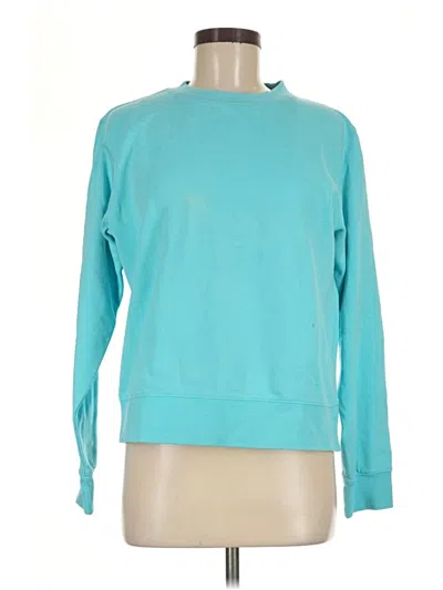 Pre-owned Comfort Colors Sweatshirt In Teal