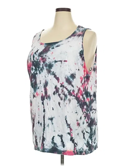 Pre-owned Comfort Colors Tank Top White Square Neckline Tops