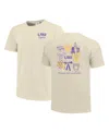 Comfort Colors Women's Natural Lsu Tigers Coquette T-shirt In Natural