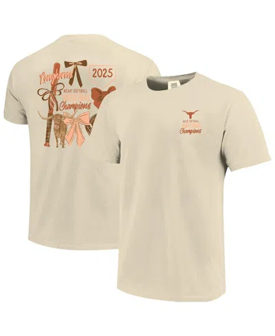 Comfort Colors Women's Natural Texas Longhorns 2025 Ncaa Softball Women's College World Series Champions T-shirt