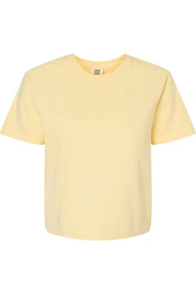 Comfort Colors Women´s Heavyweight Boxy T-shirt In Yellow