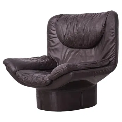 Pre-owned Comfort, Italy Il Poltrone Lounge Chair By Titiana Ammannati And G.p Vitelli, 1973 In Black
