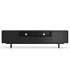 Comfort Pointe Avichi Black Laminate 3 Door Tv Console In Black