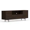 Comfort Pointe Avichi Walnut Laminate 3 Door Tv Console In Brown