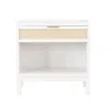 Comfort Pointe Bayport Cane 1 Drawer Nightstand