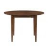Comfort Pointe Bonito Walnut Finish Leg Dining Table In Brown