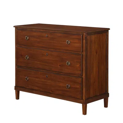 Comfort Pointe Cambridge Brown 3 Drawer Dresser