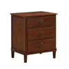 Comfort Pointe Cambridge Brown 3-drawer Nightstand