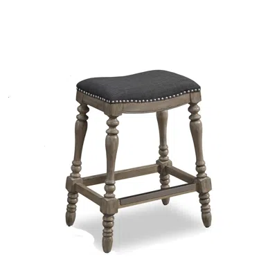 Comfort Pointe Collins Saddle Seat Counter Stool In Brown