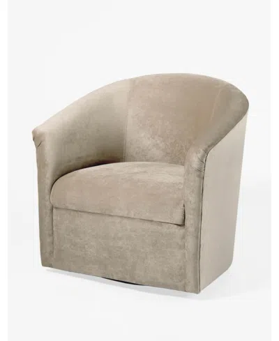Comfort Pointe Elizabeth Swivel Chair In Brown