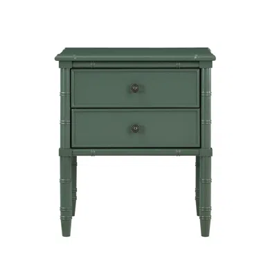 Comfort Pointe Ellison 2 Drawer Nightstand - Vintage Green