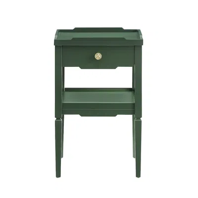 Comfort Pointe Finchley Vintage Green 1-drawer Nightstand
