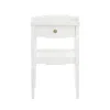 Comfort Pointe Finchley White 1-drawer Nightstand