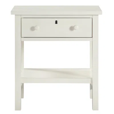 Comfort Pointe Franklen 1-drawer Storage Nightstand - Antique White
