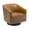 Comfort Pointe Gaven Wood Base Swivel Chair