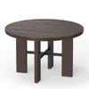 Comfort Pointe Georgio Dining And Game Table In Walnut Finish With Saddle Faux Leather Insert