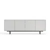 Comfort Pointe Graysen White Laminate 4 Door Tv Console In White