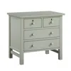 Comfort Pointe Greenwich 4-drawer Storage Nightstand - Antique Gray