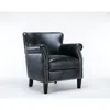 Comfort Pointe Holly Charcoal Club Chair In Black