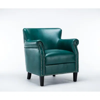 Comfort Pointe Holly Teal Club Chair In Green
