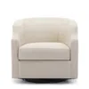 Comfort Pointe Infinity Linen Swivel Glider Barrel Chair