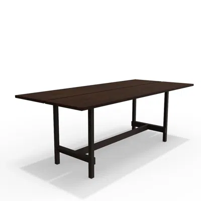 Comfort Pointe Jaslyn Split Top Dining Table - Walnut In Brown