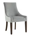 Comfort Pointe Jolie Upholstered Dining Chair In Gray