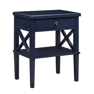 Comfort Pointe Marta Midnight Blue Nightstand