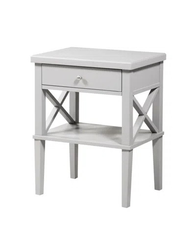 Comfort Pointe Marta Nightstand In Gray