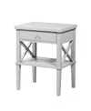 Comfort Pointe Marta Nightstand In Gray