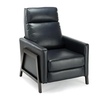 Comfort Pointe Maxton Push Back Recliner - Midnight Blue In Gray