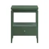 Comfort Pointe Opava Vintage Green 1-drawer Nightstand In Green