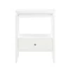 Comfort Pointe Opava White 1-drawer Nightstand
