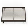 Comfort Pointe Sachse King Solid Wood Platform Bed Frame Walnut