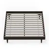 Comfort Pointe Sachse Queen Solid Wood Platform Bed Frame Walnut
